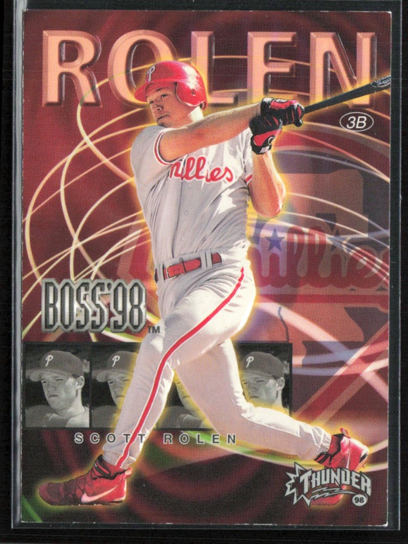 Scott Rolen 1998 Skybox Thunder Boss #18 Philadelphia Phillies