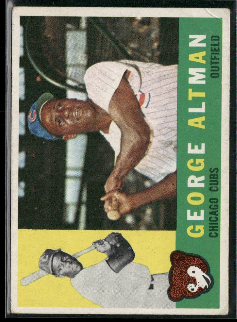 George Altman 1960 Topps #259 Chicago Cubs