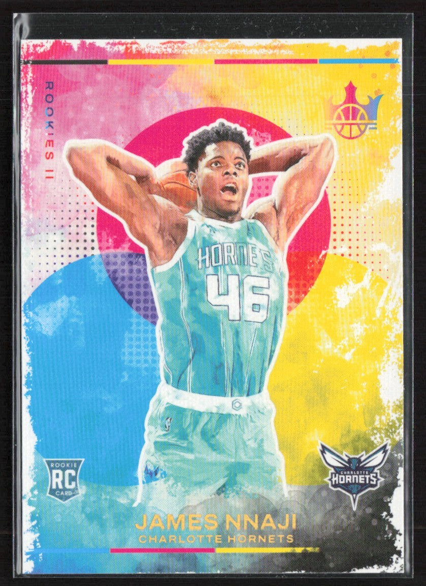 James Nnaji 2023 Panini Court Kings RC #123 Charlotte Hornets