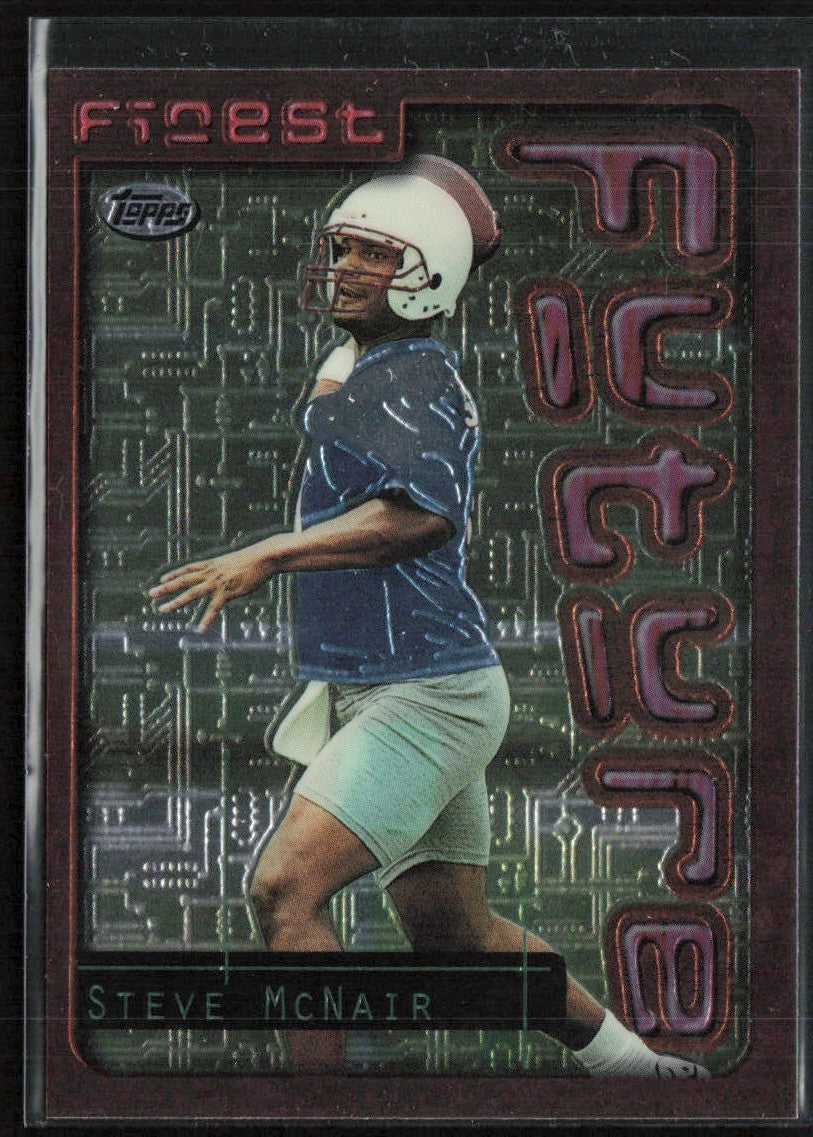 Steve McNair 1996 Finest #22 Houston Oilers