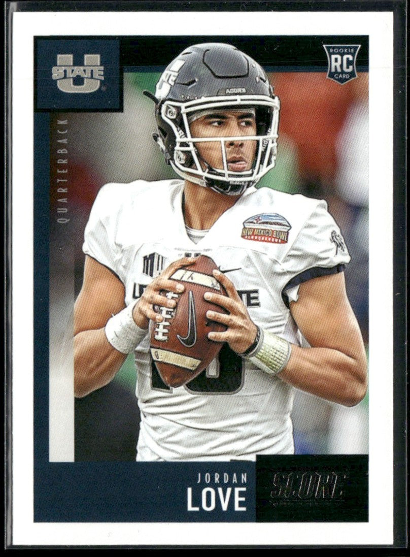 Jordan Love 2020 Score RC #361 Utah State Aggies