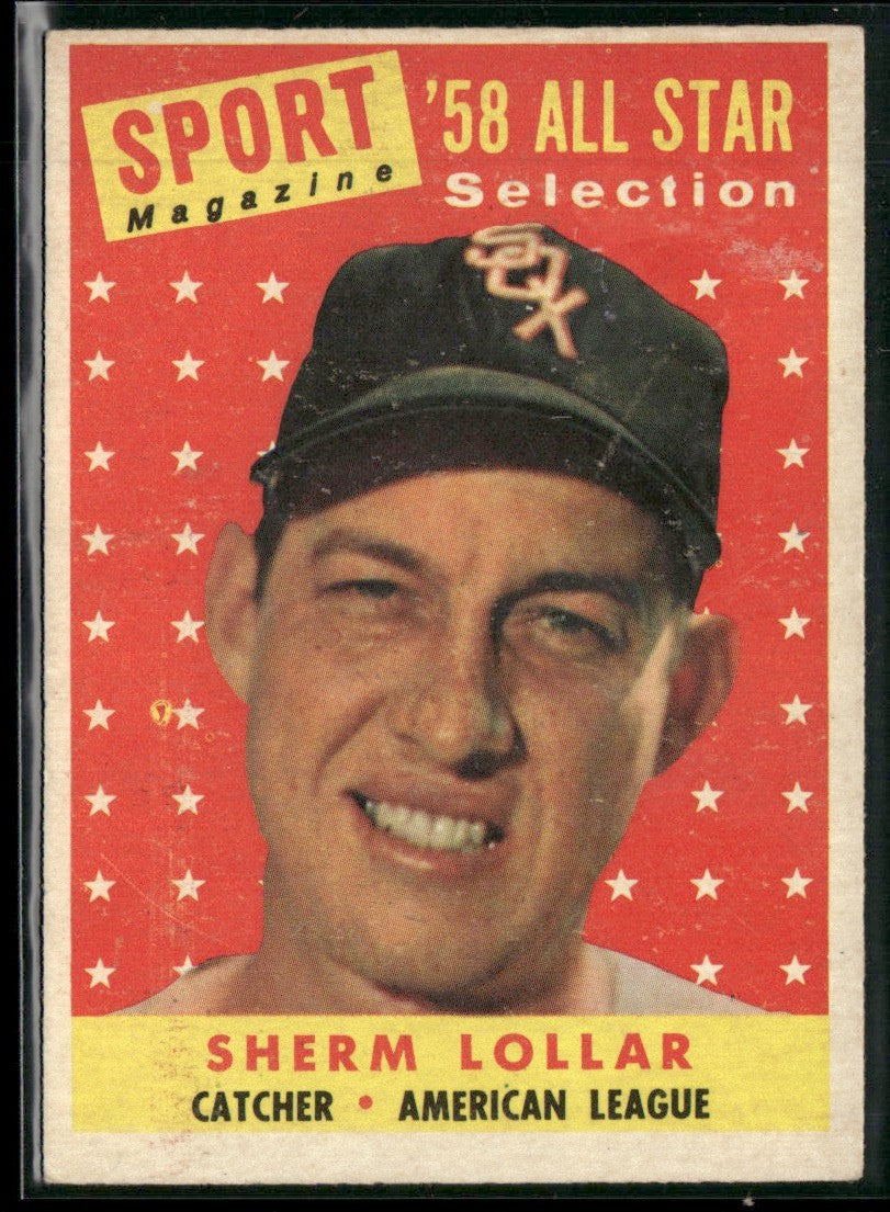 Sherm Lollar 1958 Topps #491 Chicago White Sox
