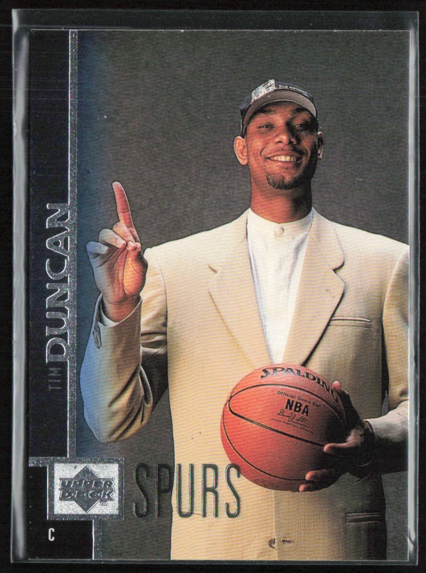 Tim Duncan 1997 Upper Deck RC #114 San Antonio Spurs