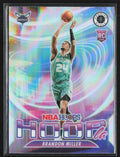 Brandon Miller 2023 Hoops Premium Stock Hoopla Silver Prizm RC #3