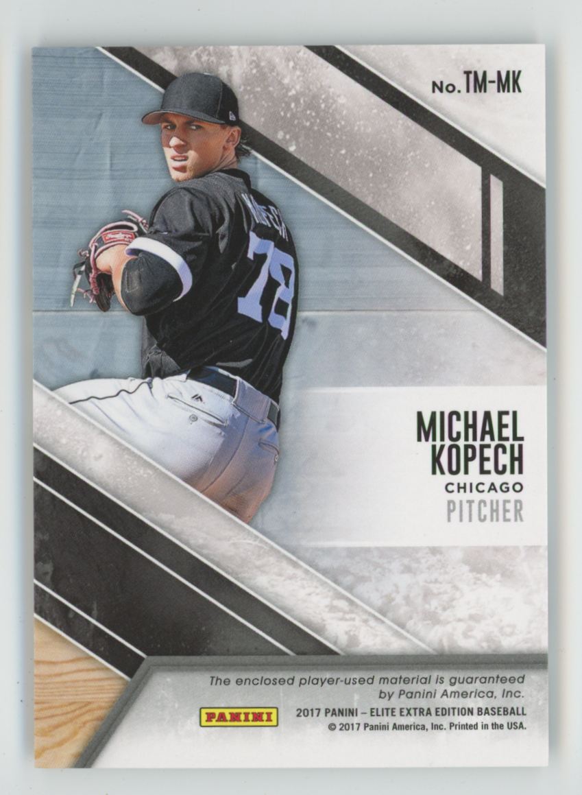 Michael Kopech 2017 Panini Elite Extra Edition /99 Jersey #TM-MK