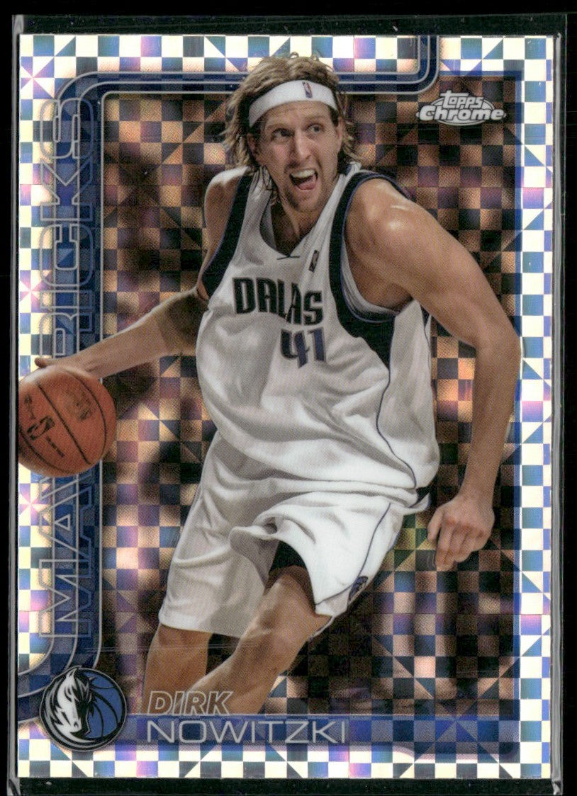 Dirk Nowitzki 2025 Topps Chrome Xfractor #246 Dallas Mavericks