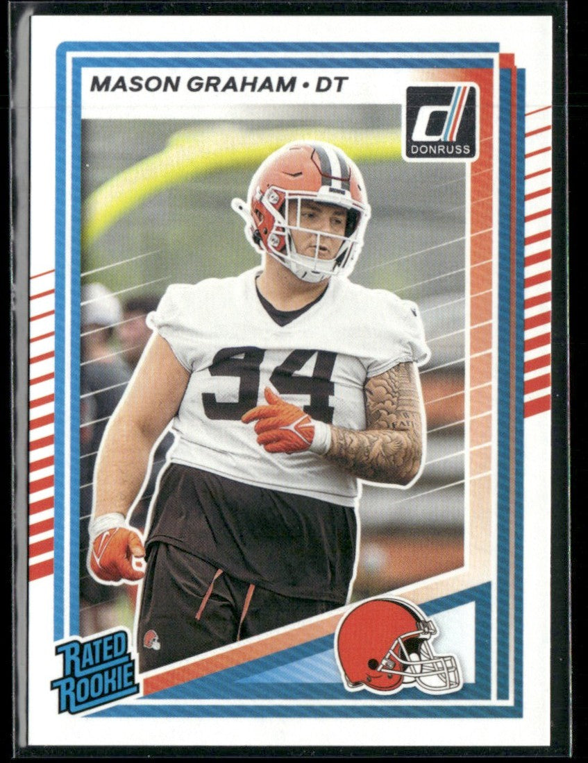 Mason Graham 2025 Panini Donruss RC #340 Cleveland Browns