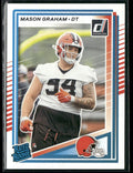 Mason Graham 2025 Panini Donruss RC #340 Cleveland Browns