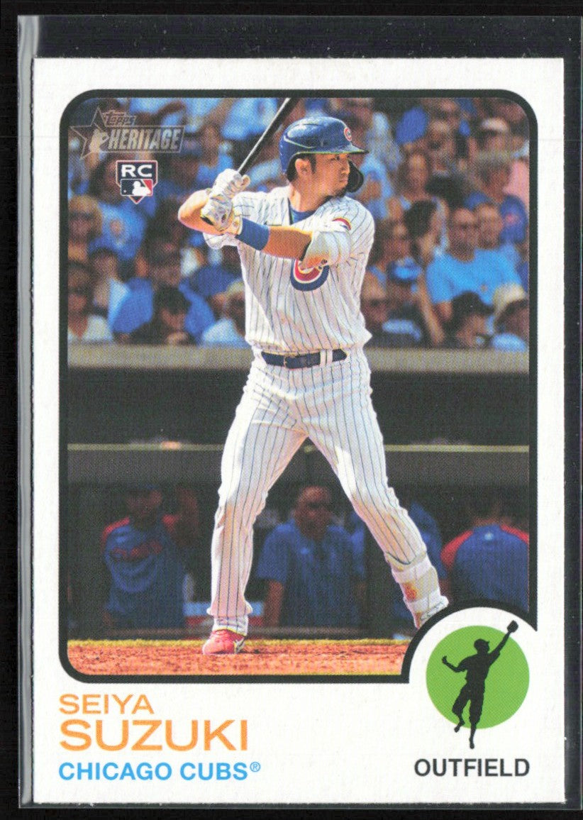 Seiya Suzuki 2022 Topps Heritage RC #505 Chicago Cubs