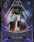 Treylon Burks 2022 Panini Phoenix Rookie Rising Purple RC /125 #RIS-6