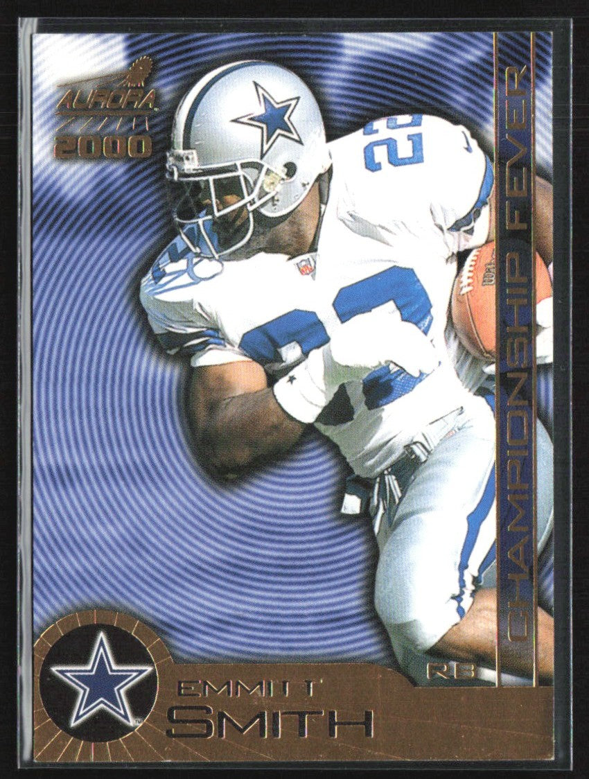 Emmitt Smith 2000 Pacific Aurora Championship Fever #5 Dallas Cowboys
