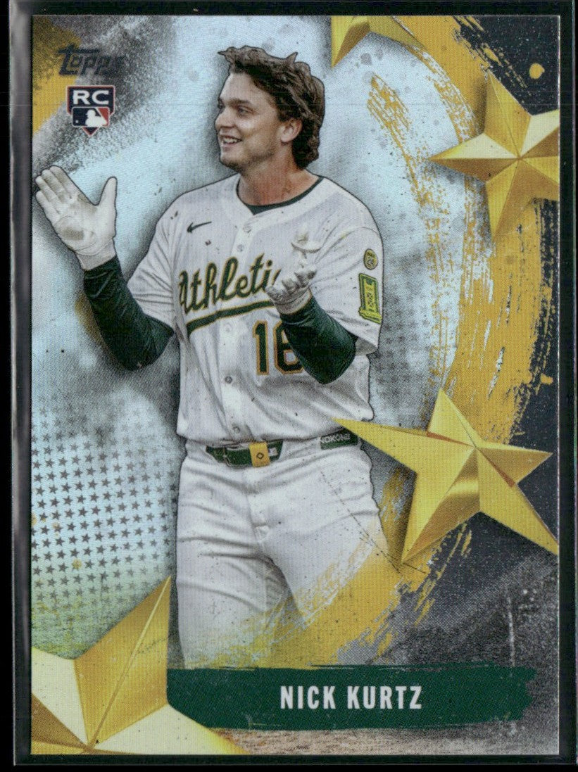 Nick Kurtz 2025 Topps Update Stars of MLB RC #SMLB-61 Athletics