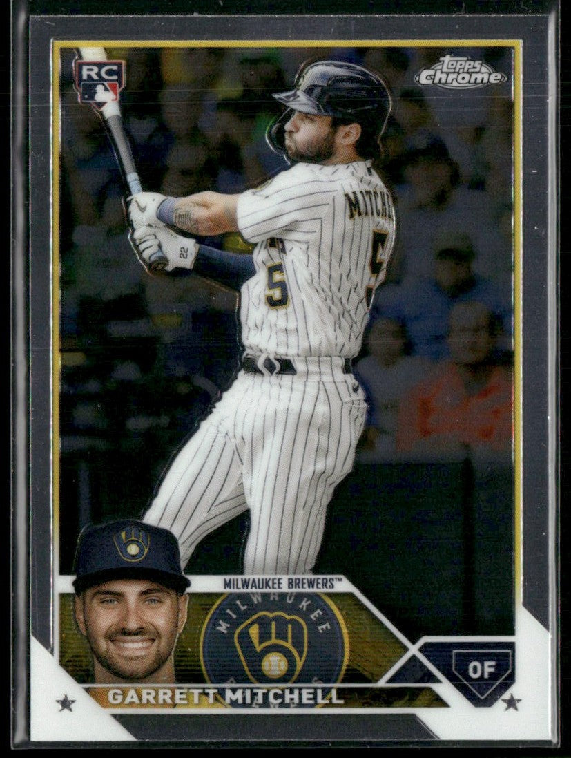 Garrett Mitchell 2023 Topps Chrome RC #110 Milwaukee Brewers