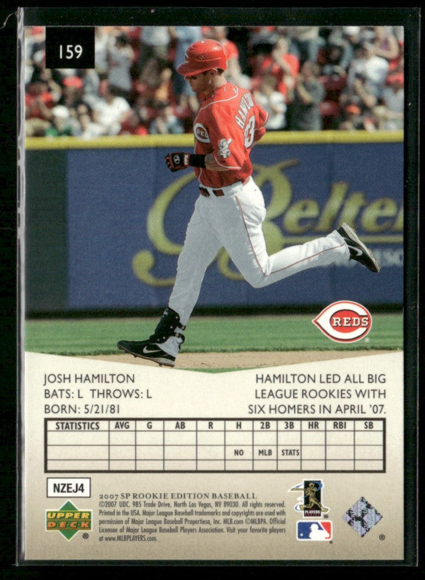 Josh Hamilton 2007 SP Rookie Edition RC #159 Cincinnati Reds