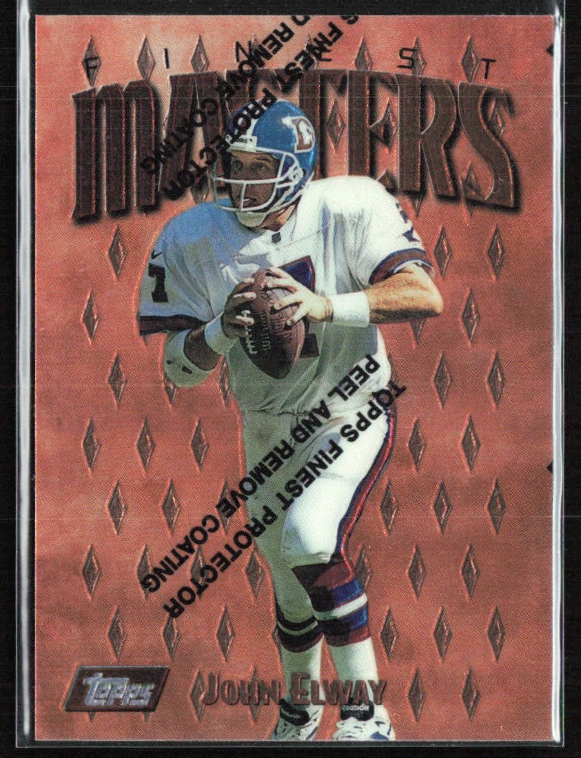 John Elway 1997 Topps Finest Masters #210 Denver Broncos