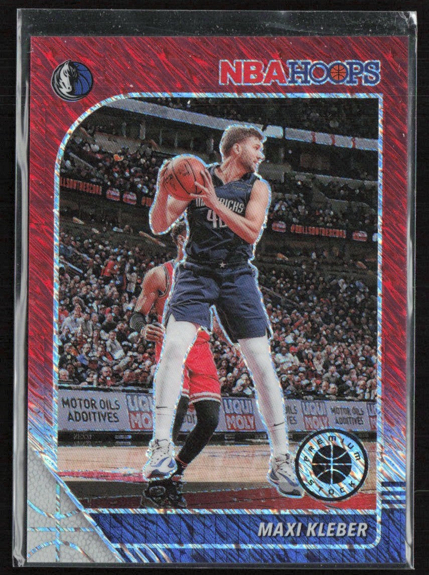 Maxi Kleber 2019 Hoops Premium Stock Red Shimmer Prizm /88 #94 Dallas Mavericks