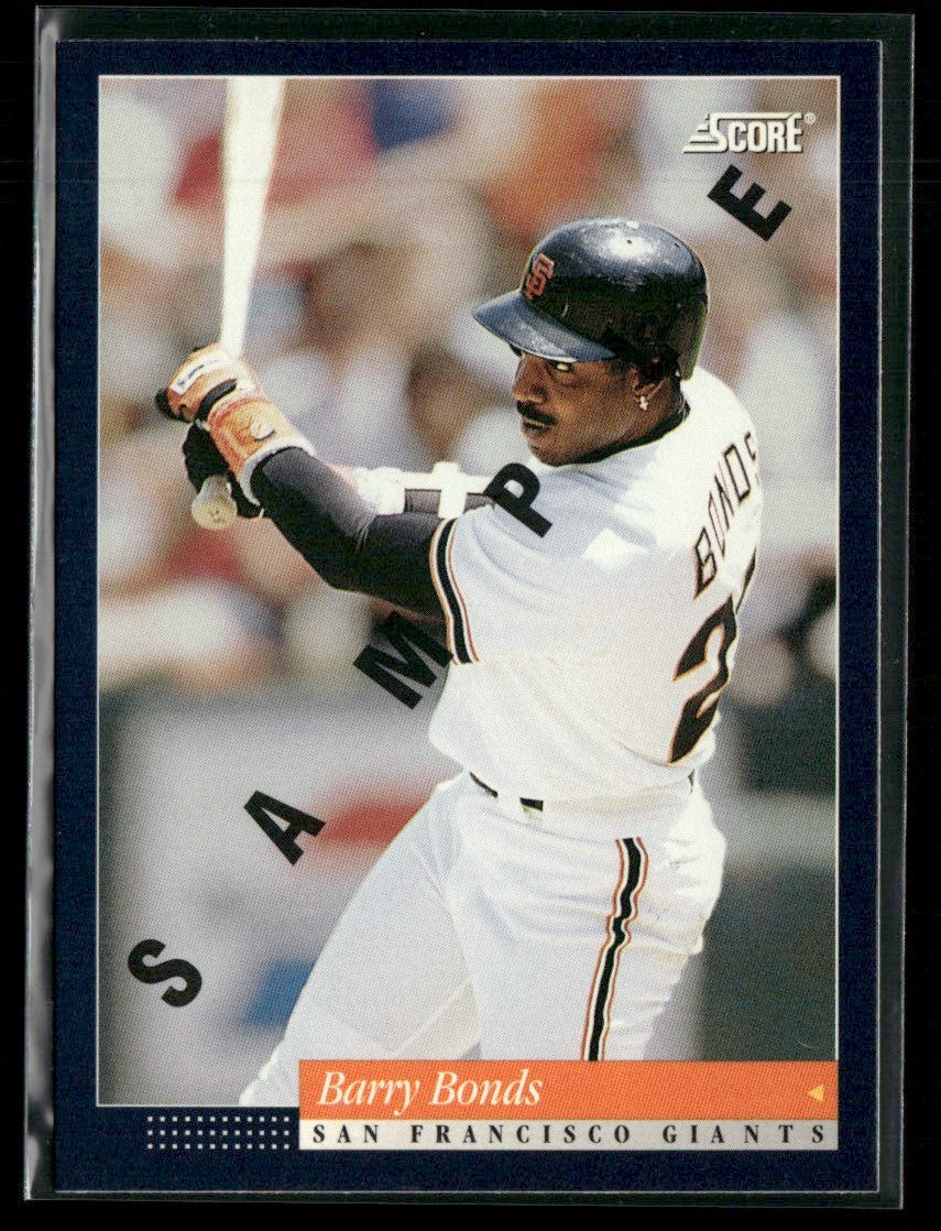Barry Bonds 1993 Score Sample #1 San Francisco Giants