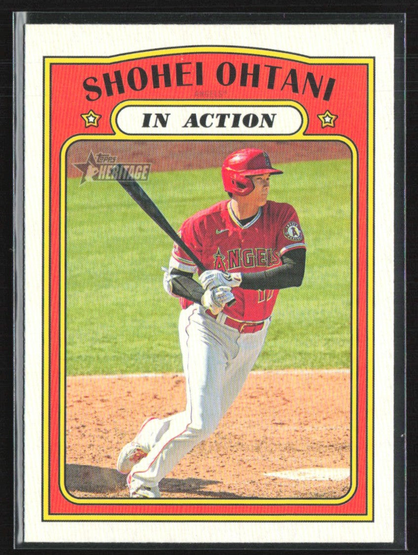 Shohei Ohtani 2021 Topps Heritage #246 Los Angeles Angels