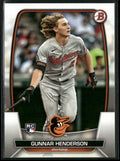 Gunnar Henderson 2023 Bowman RC #65 Baltimore Orioles