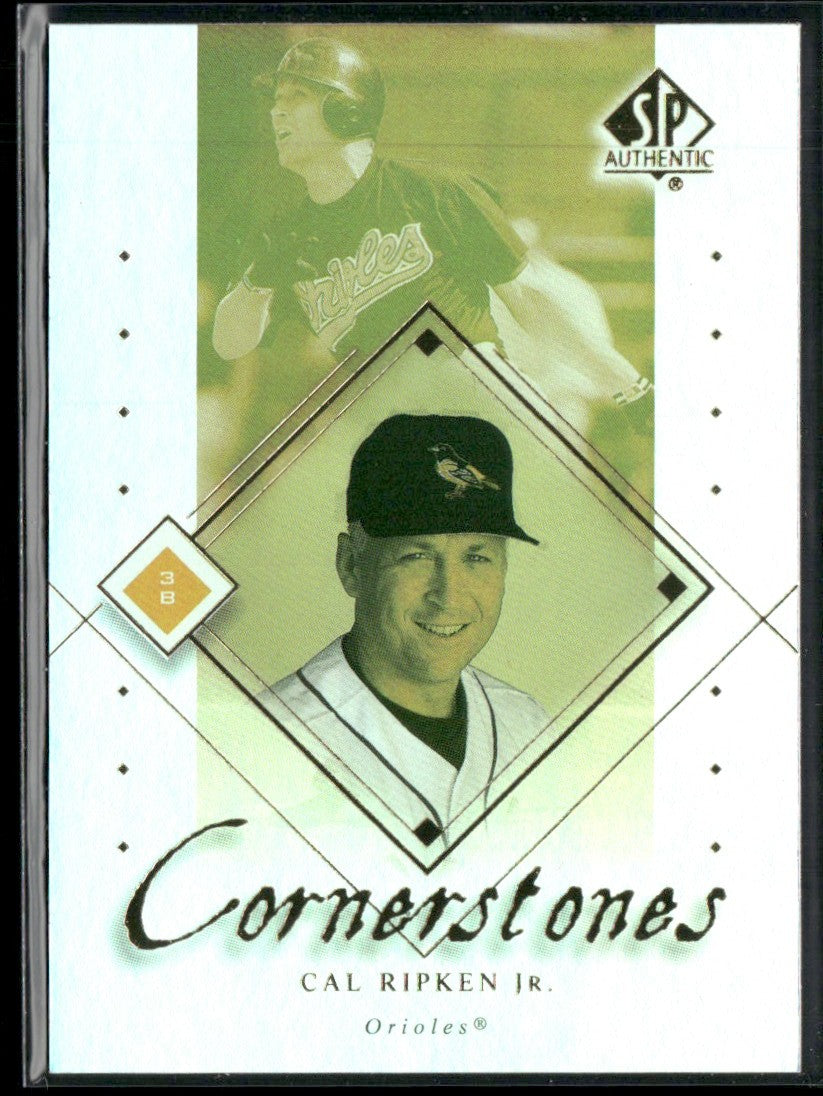 Cal Ripken Jr. 2000 SP Authentic Cornerstones #C2 Baltimore Orioles