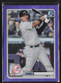 Gleyber Torres 2020 Bowman Chrome Purple Refractor /250 #32 New York Yankees