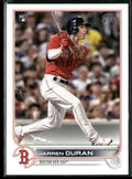 Jarren Duran 2022 Topps RC #187 Boston Red Sox