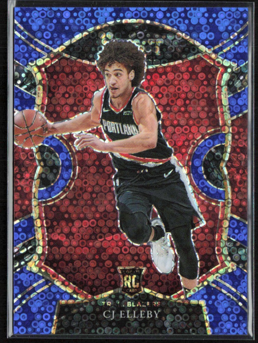 CJ Elleby 2020 Panini Select Concourse Blue Disco RC /25 #100