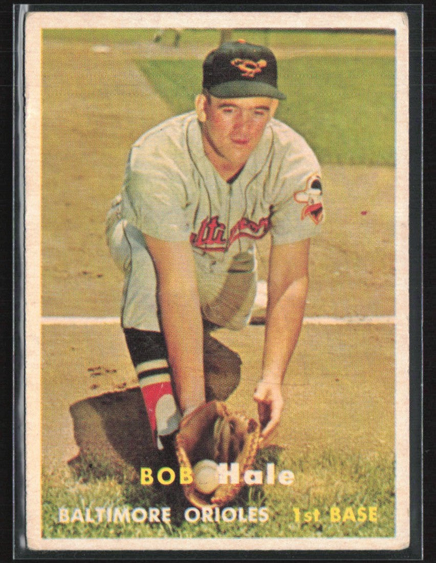 Bob Hale 1957 Topps #406 Baltimore Orioles