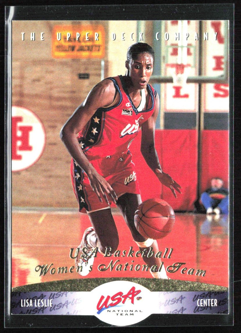 Lisa Leslie 1996 Upper Deck USA #64 USA