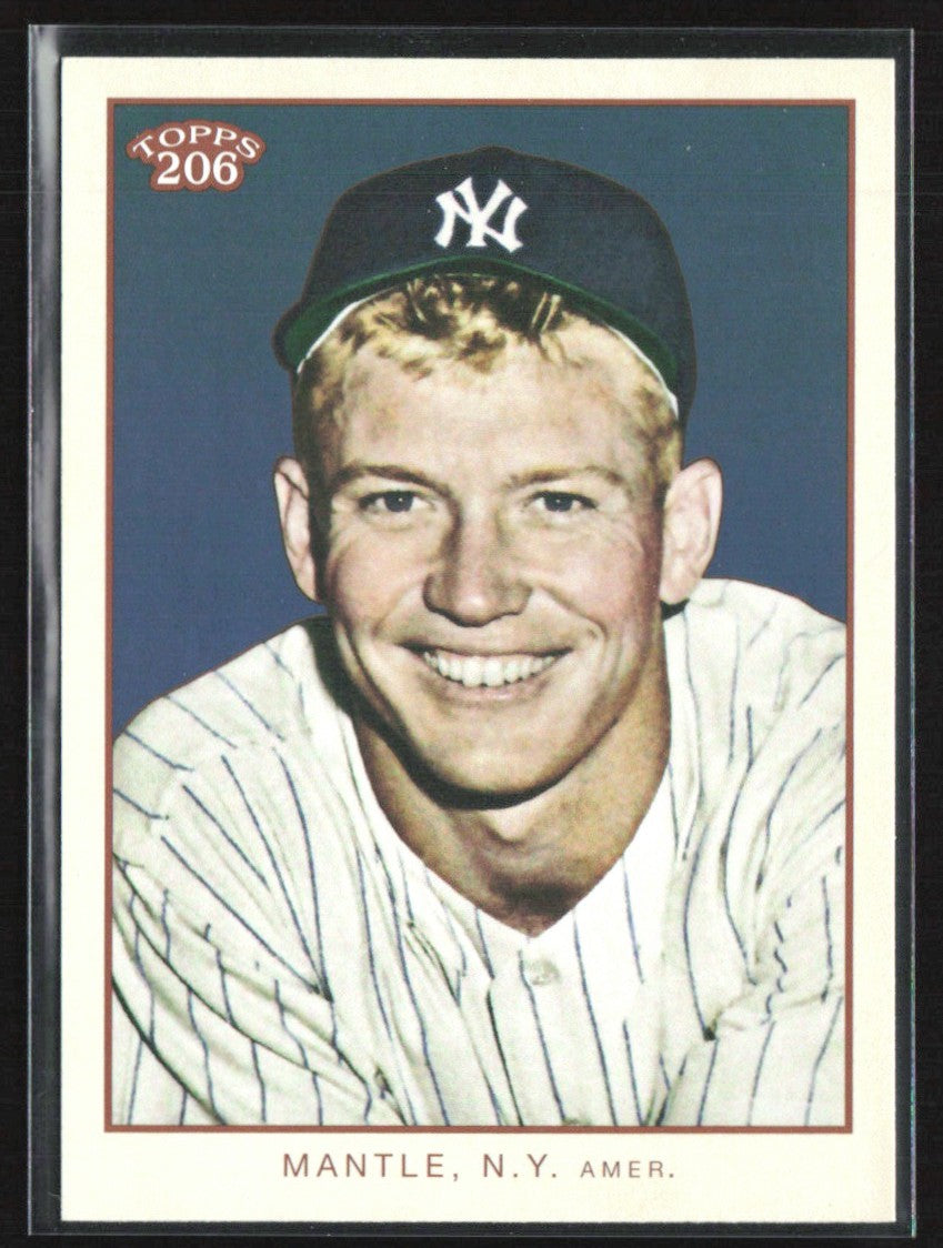Mickey Mantle 2009 Topps 206 Portrait #2 New York Yankees