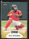 Adley Rutschman 2021 Leaf Draft Yellow #1 Baltimore Orioles