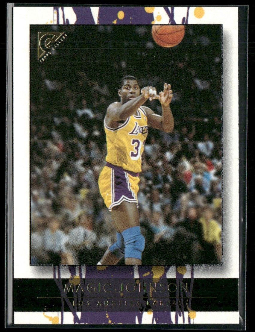 Magic Johnson 2000 Topps Gallery #100 Los Angeles Lakers