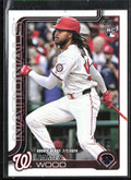 James Wood 2025 Topps Update Rookie Debut RC #US218 Washington Nationals