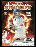 Jaxson Dart 2025 Panini Score Hot Rookies RC #6 New York Giants