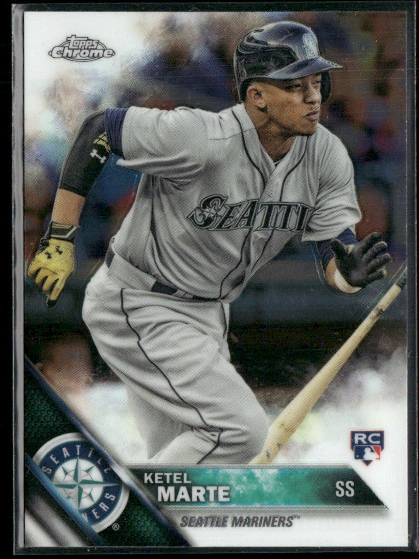 Ketel Marte 2016 Topps Chrome RC #121 Seattle Mariners