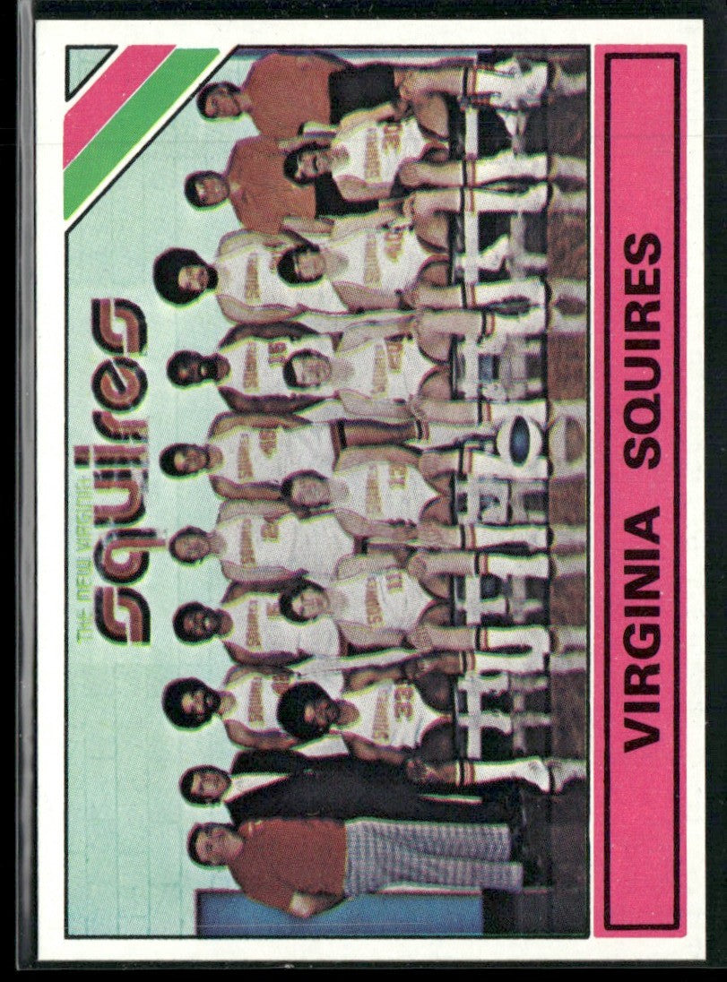Virginia Squires 1975 Topps #330 Virginia Squires