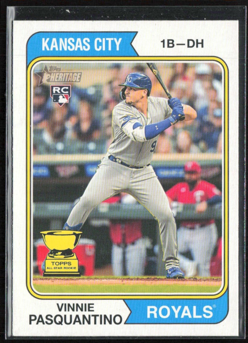 Vinnie Pasquantino 2023 Topps Heritage RC #150 Kansas City Royals