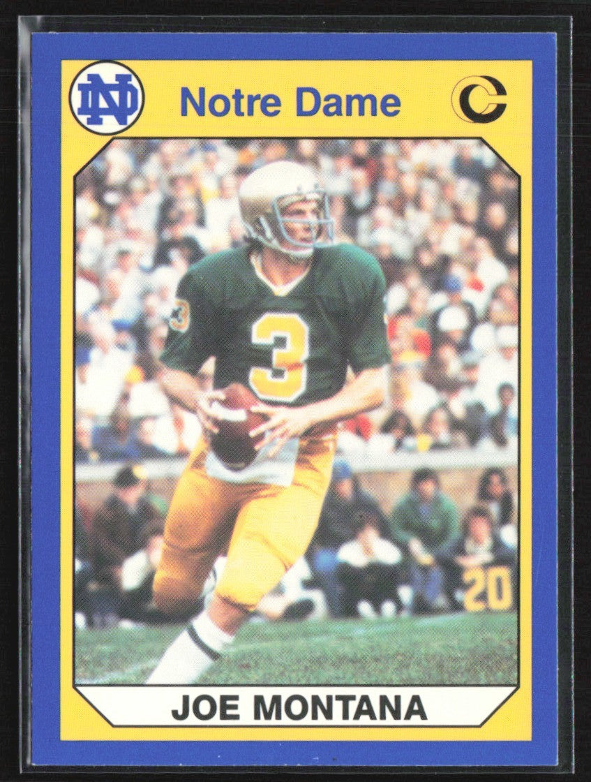 Joe Montana 1990 Collegiate Collection #40 Notre Dame Fighting Irish