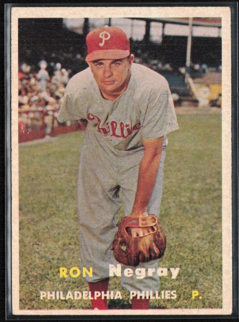 Ron Negray 1957 Topps #254 Philadelphia Phillies