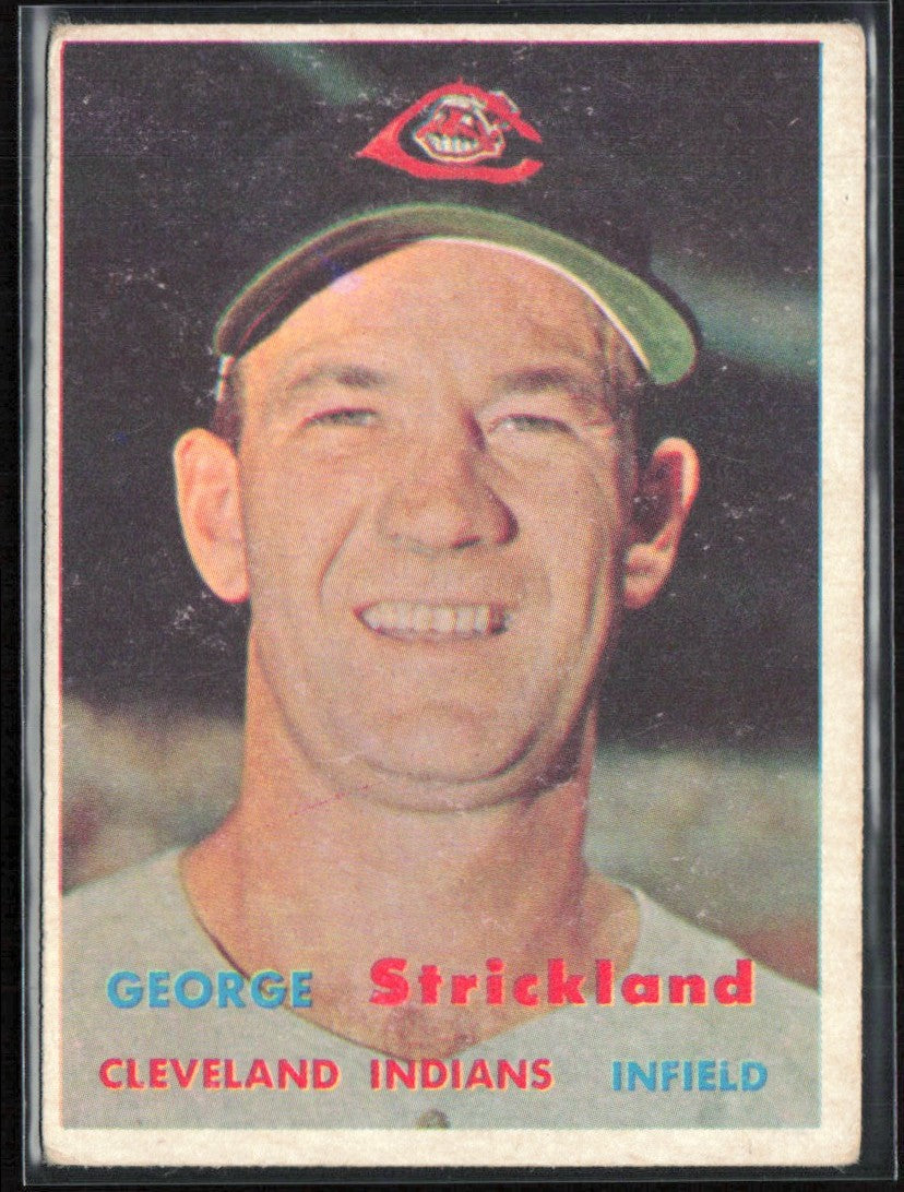 George Strickland 1957 Topps #263 Cleveland Indians