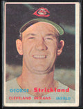 George Strickland 1957 Topps #263 Cleveland Indians