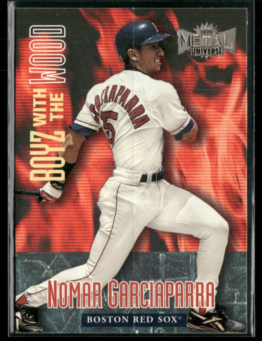 Nomar Garciaparra 1999 Metal Universe Boyz with the Wood #11 Boston Red Sox