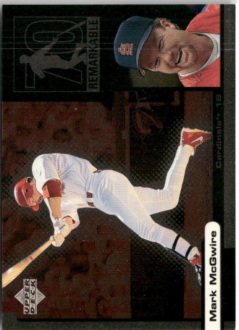 Mark McGwire 1999 Upper Deck Remarkable #M10 St. Louis Cardinals