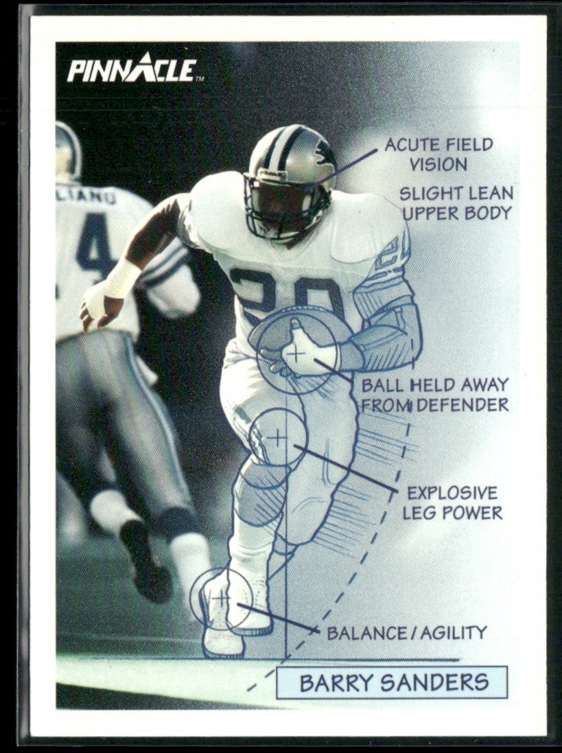 Barry Sanders 1991 Pinnacle #358 Detroit Lions