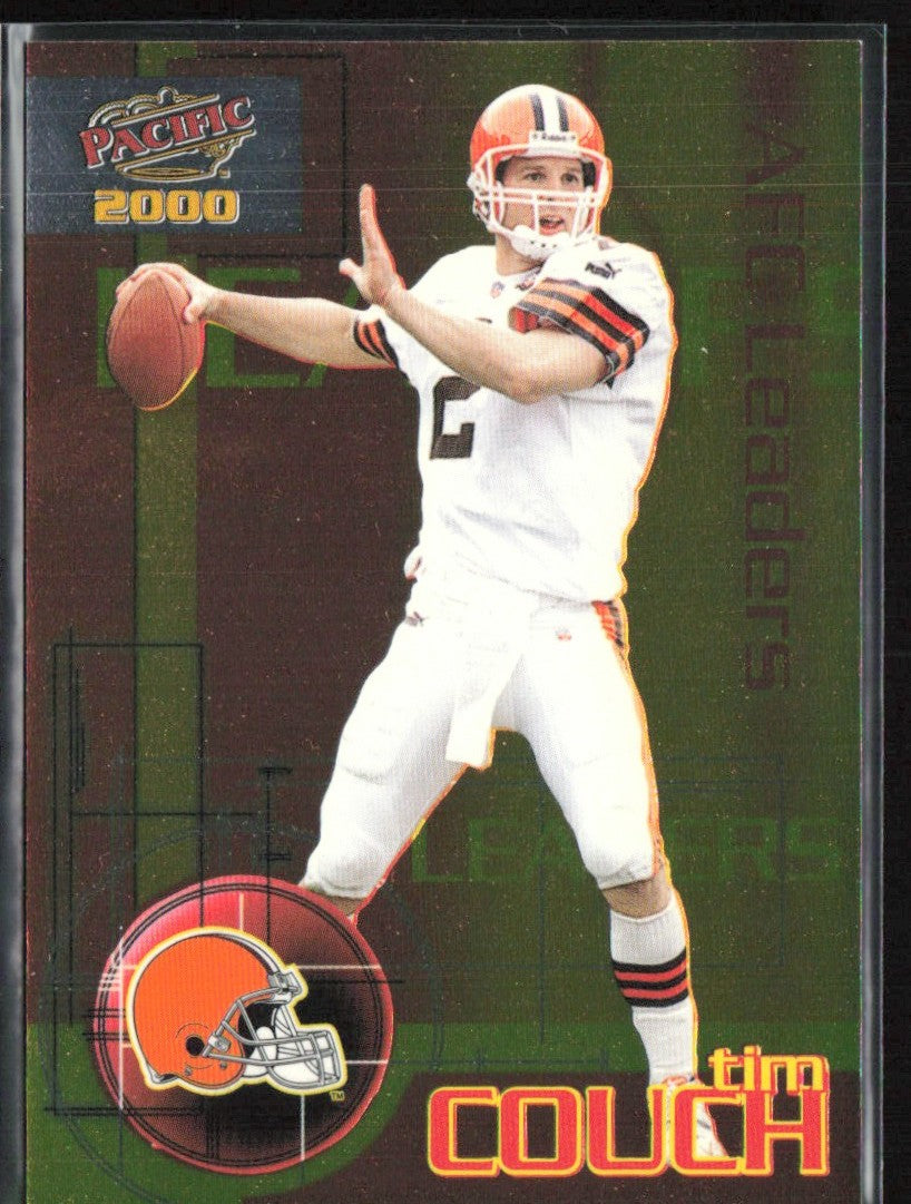 Tim Couch 2000 Pacific AFC Leaders #1 Cleveland Browns