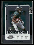 DeVonta Smith 2021 Panini Contenders Optic RC #63 Philadelphia Eagles
