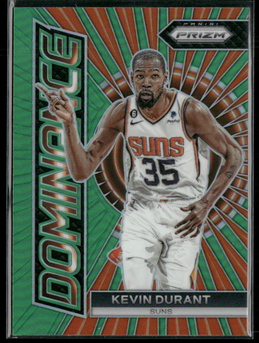 Kevin Durant 2023 Panini Prizm Dominance Green #9 Phoenix Suns