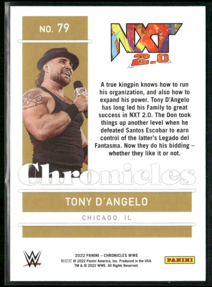 Tony D'Angelo 2022 Panini Chronicles WWE Red RC /199 #79