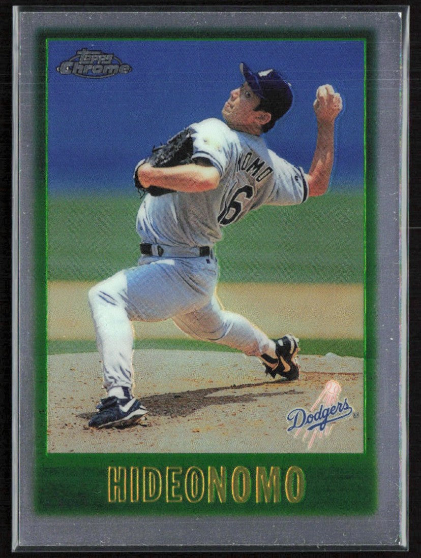 Hideo Nomo 1997 Topps Chrome #156 Los Angeles Dodgers
