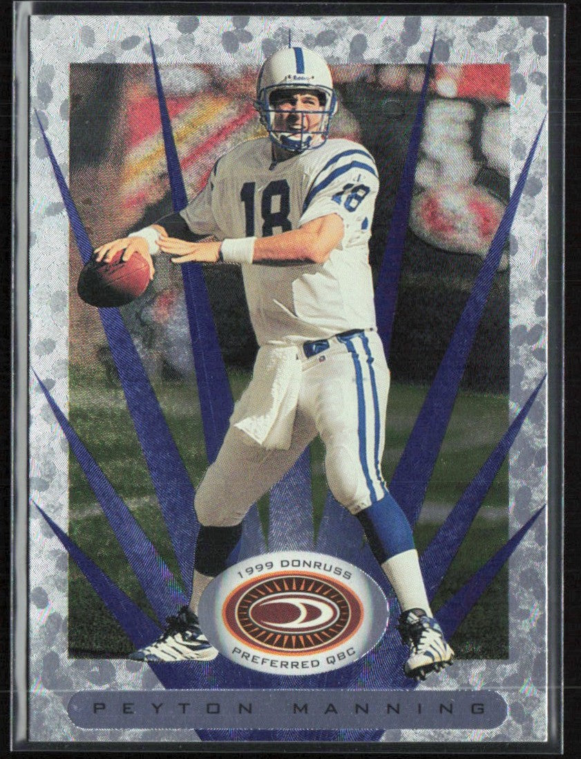 Peyton Manning 1999 Donruss Preferred QBC #66 Indianapolis Colts